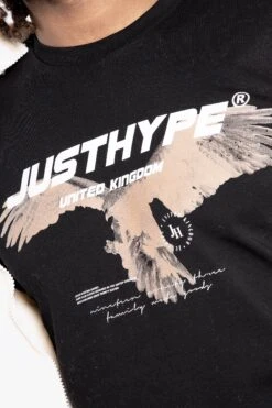 HYPE ADULTS BLACK EAGLE T-SHIRT -Hype DTLR 012 4