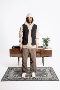 HYPE ADULTS ECRU WORLDWIDE HOODIE -Hype DTLR 016 2