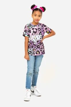 HYPE CHIC ANIMAL GIRLS T-SHIRT -Hype GIRLQ1HYP19 3