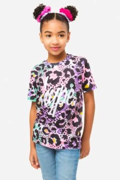 HYPE CHIC ANIMAL GIRLS T-SHIRT -Hype GIRLQ1HYP19 5cd10f75 3d25 4ee6 8c17 f4f7872a6b71