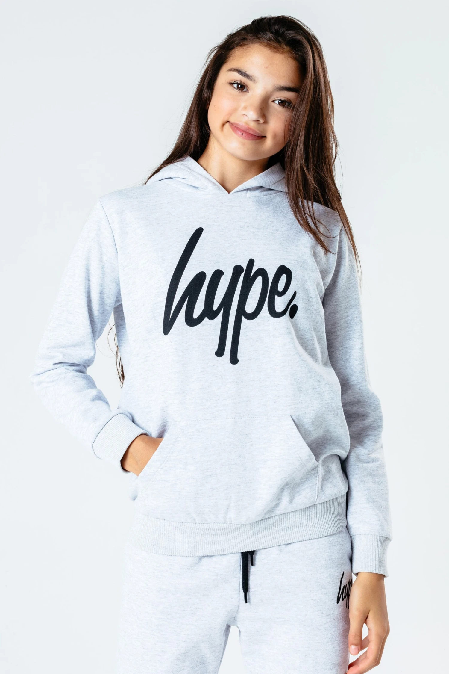 HYPE LIGHT GREY SCRIPT KIDS TRACKSUIT 7 HYPE LIGHT GREY SCRIPT KIDS TRACKSUIT - Image 5