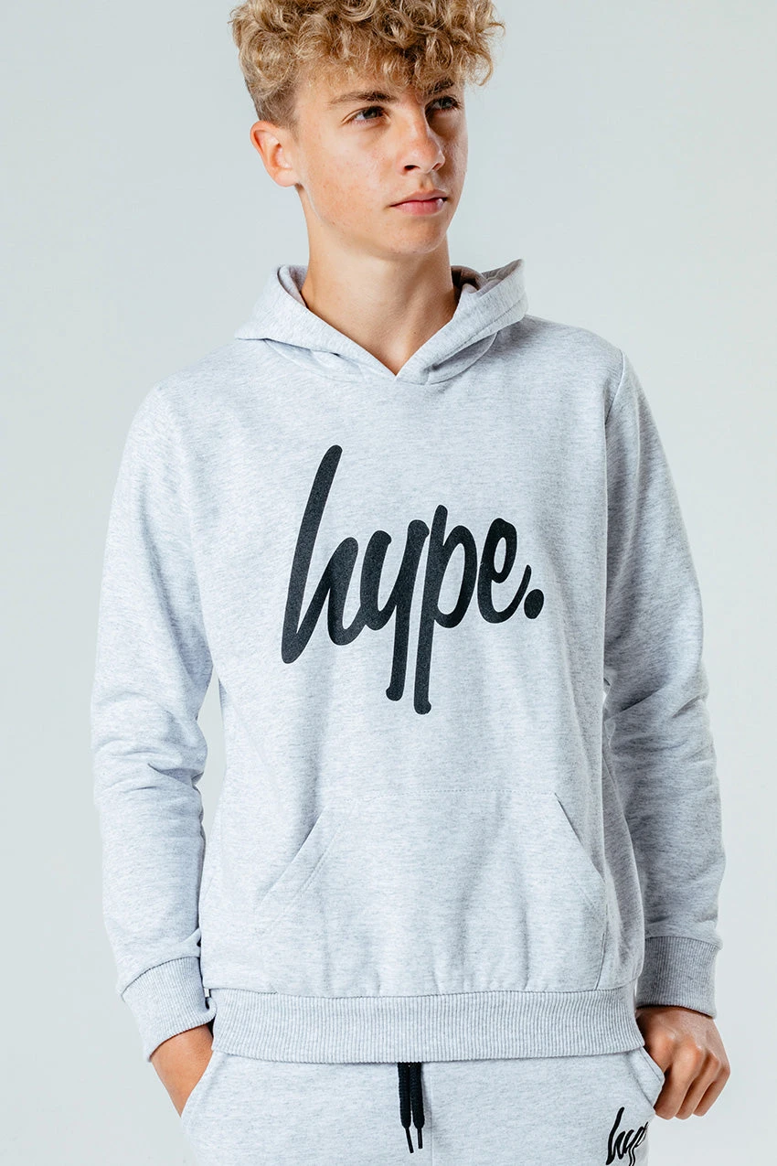 HYPE LIGHT GREY SCRIPT KIDS TRACKSUIT 8 HYPE LIGHT GREY SCRIPT KIDS TRACKSUIT - Image 6