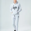 HYPE LIGHT GREY SCRIPT KIDS TRACKSUIT -Hype HYPHOODSET001 4c663bb5 771d 42d5 ae0a 56ea90e63630