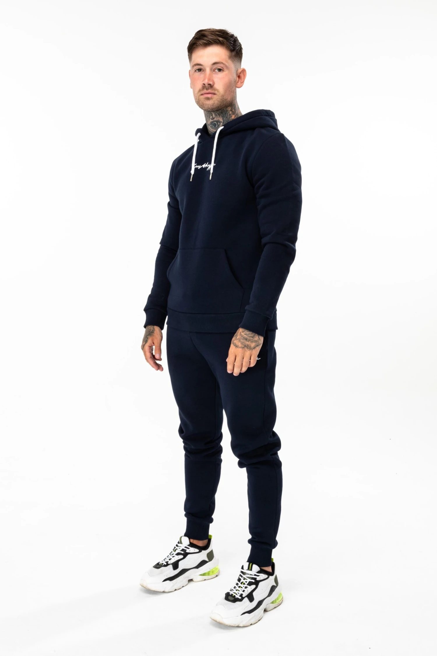 HYPE NAVY SCRIBBLE LOGO MEN'S JOGGERS 7 HYPE NAVY SCRIBBLE LOGO MEN'S JOGGERS - Image 5
