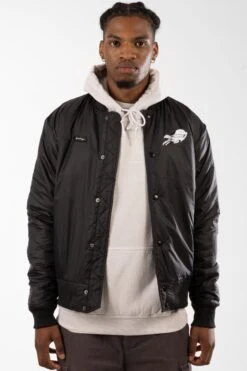 NFL X HYPE ADULTS BLACK BUFFALO BILLS JACKET