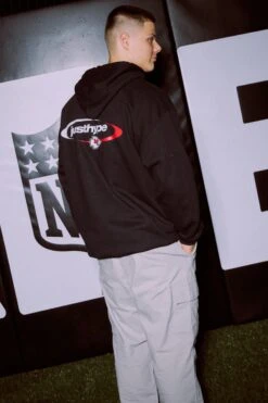 NFL X HYPE ADULTS BLACK KANSAS CITY CHIEFS HOODIE