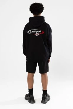 NFL X HYPE KIDS BLACK KANSAS CITY CHIEFS HOODIE -Hype NFL021K 4