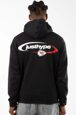 NFL X HYPE ADULTS BLACK KANSAS CITY CHIEFS HOODIE 16 NFL X HYPE ADULTS BLACK KANSAS CITY CHIEFS HOODIE -Hype NFL021 1
