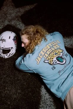 NFL X HYPE ADULTS TEAL JACKSONVILLE JAGUARS HOODIE