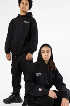 NFL X HYPE KIDS BLACK NATIONAL FOOTBALL LEAGUE HOODIE -Hype NFL030K