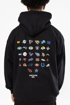 NFL X HYPE KIDS BLACK NATIONAL FOOTBALL LEAGUE HOODIE -Hype NFL030K 1