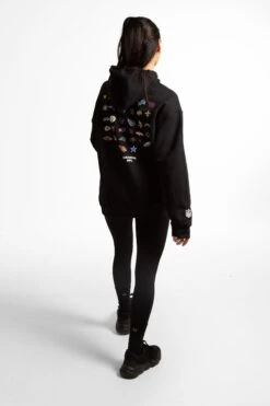 NFL X HYPE ADULTS BLACK NATIONAL FOOTBALL LEAGUE HOODIE -Hype NFL030womens 3