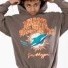 NFL X HYPE KIDS BROWN MIAMI DOLPHINS HOODIE 2 NFL X HYPE KIDS BROWN MIAMI DOLPHINS HOODIE -Hype NFL037K 1