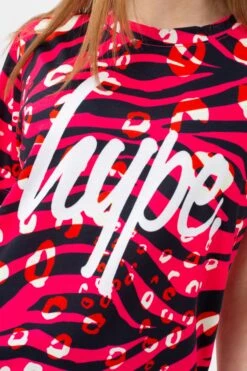 HYPE THREE PACK PINK/BLACK/ZEBRA GIRLS T-SHIRT -Hype Q4PAKEXTR007detail2