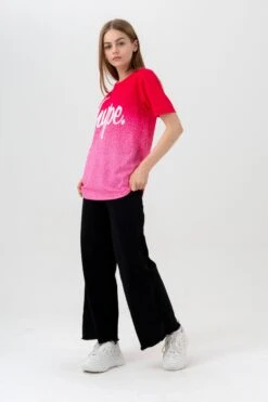 HYPE THREE PACK PINK/BLACK/ZEBRA GIRLS T-SHIRT -Hype Q4PAKEXTR007fullfront1