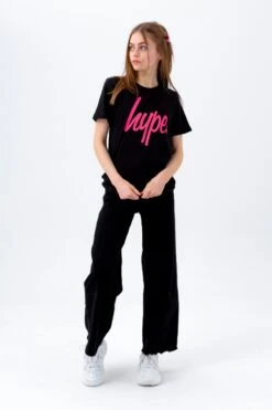 HYPE THREE PACK PINK/BLACK/ZEBRA GIRLS T-SHIRT -Hype Q4PAKEXTR007fullfront3