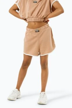 HYPE GIRLS PINK SCRIPT SHORTS