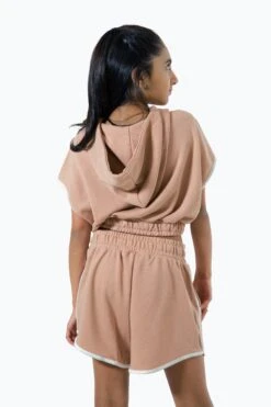 HYPE GIRLS PINK SCRIPT SLEEVELESS HOODIE 14 HYPE GIRLS PINK SCRIPT SLEEVELESS HOODIE -Hype RG1A0082 2copy