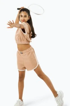 HYPE GIRLS PINK SCRIPT SHORTS -Hype RG1A0110 2 f5971856 f23b 4817 a150 b5de744294d0