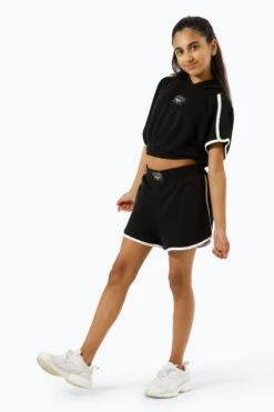 HYPE GIRLS BLACK SCRIPT SHORTS 12 HYPE GIRLS BLACK SCRIPT SHORTS -Hype RG1A0652 2
