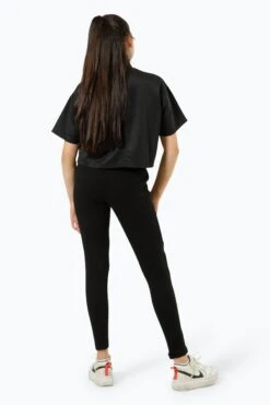 HYPE GIRLS BLACK SCRIPT T-SHIRT -Hype RG1A1429 1 2 0820f547 c0ef 4fe4 8f72 6c17589e283c