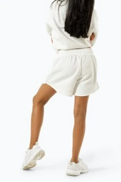 HYPE GIRLS WHITE SCRIPT SHORTS -Hype RG1A9626 2