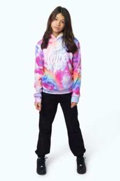 HYPE GIRLS MULTI RAINBOW UNICORN SPARKLE HOODIE -Hype RTLR 002 1