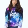 HYPE GIRLS MULTI PURPLE CHALK HOODIE -Hype RTLR 004