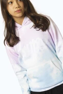 HYPE GIRLS MULTI PASTEL CLOUDS HOODIE -Hype RTLR 006 3