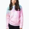 HYPE GIRLS MULTI MINT PINK DRIPS HOODIE