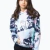 HYPE GIRLS MULTI PASTEL ABSTRACT HOODIE