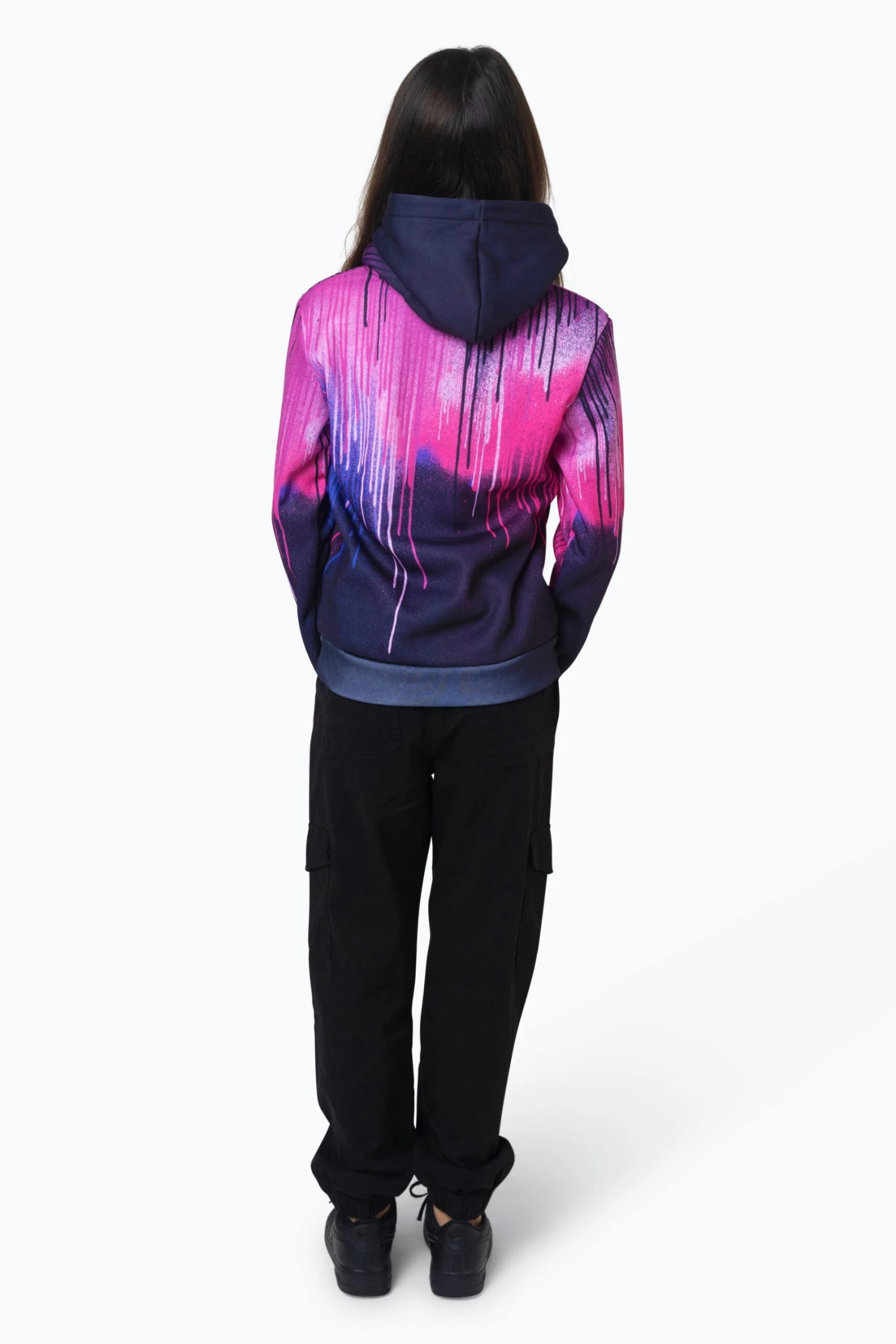 HYPE GIRLS MULTI PINK DRIPS HOODIE 5 HYPE GIRLS MULTI PINK DRIPS HOODIE - Image 3