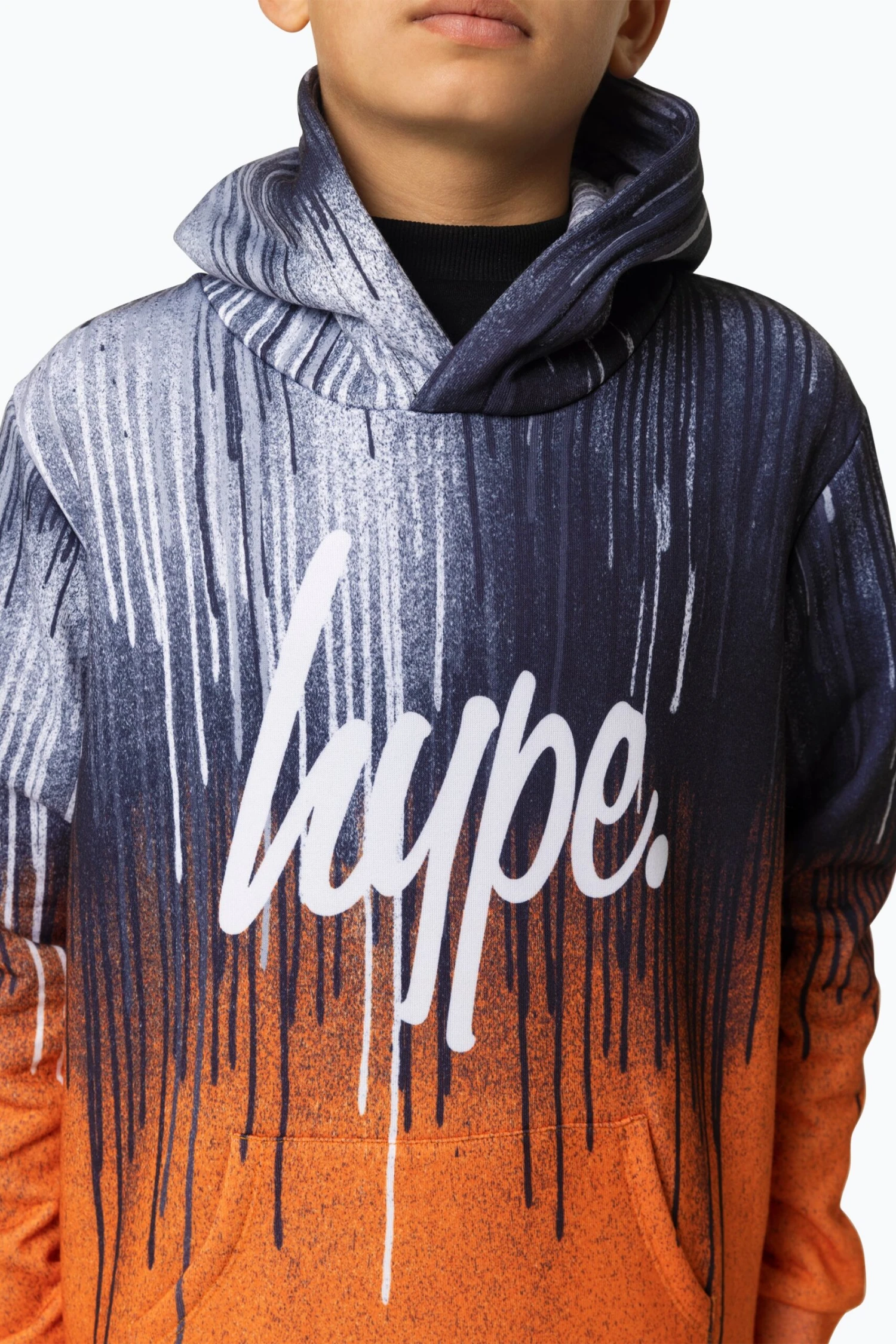 HYPE BOYS MULTI ORANGE DRIPS HOODIE 6 HYPE BOYS MULTI ORANGE DRIPS HOODIE - Image 4