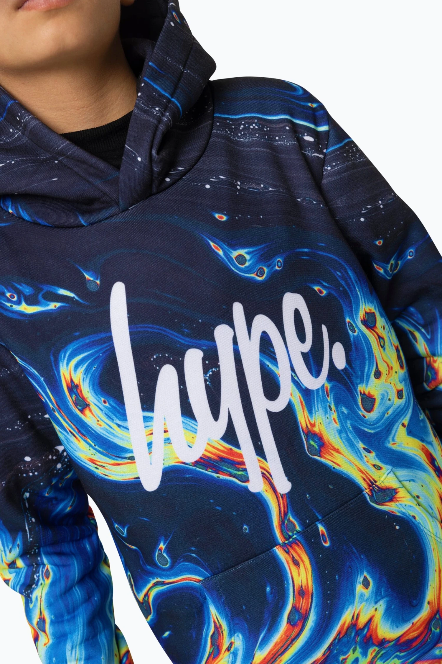 HYPE BOYS MULTI RAINBOW MARBLE HOODIE 6 HYPE BOYS MULTI RAINBOW MARBLE HOODIE - Image 4