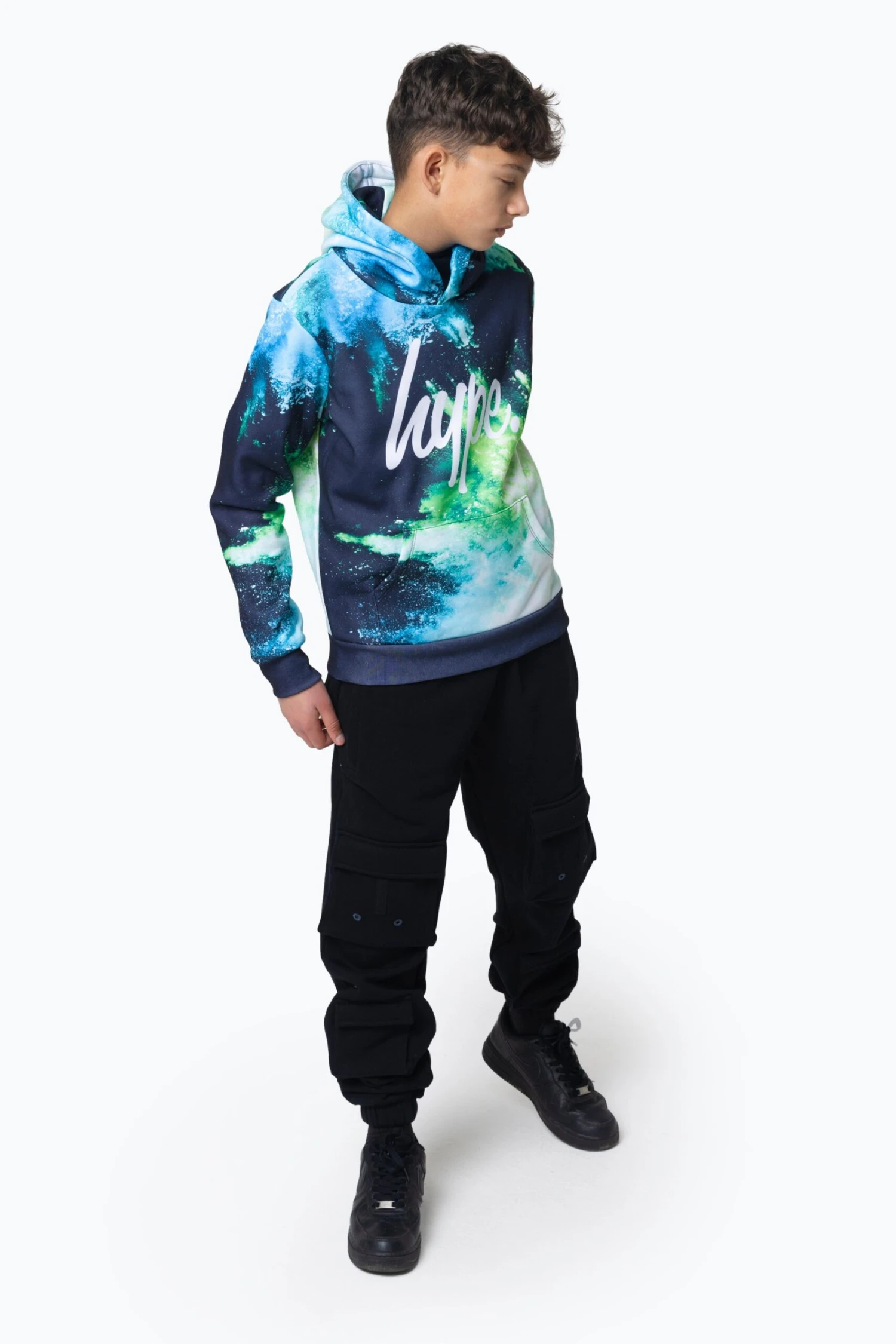 HYPE BOYS MULTI CHALK DUST HOODIE 4 HYPE BOYS MULTI CHALK DUST HOODIE - Image 2