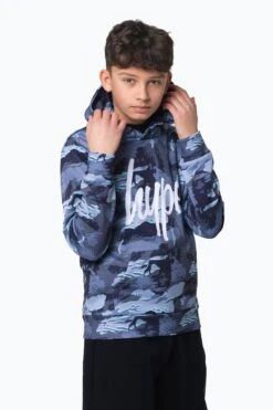 HYPE BOYS MULTI GLOOM CAMO HOODIE