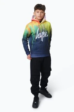 HYPE BOYS MULTI PRIMARY DRIPS HOODIE -Hype RTLR 048 1