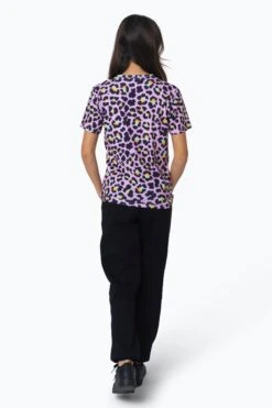 HYPE GIRLS MULTI DISCO LEOPARD T-SHIRT -Hype RTLR 053 2