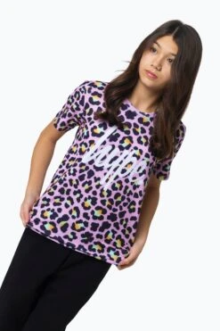 HYPE GIRLS MULTI DISCO LEOPARD T-SHIRT -Hype RTLR 053 3