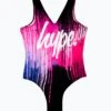 HYPE GIRLS MULTI PINK DRIPS SWIMSUIT