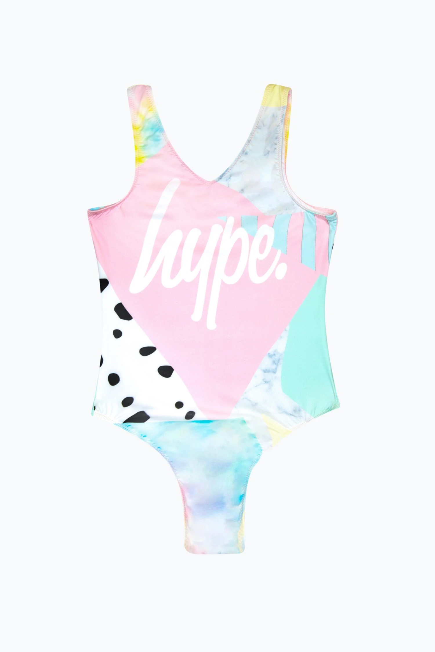 HYPE GIRLS MULTI PASTEL COLLAGE SWIMSUIT 3 HYPE GIRLS MULTI PASTEL COLLAGE SWIMSUIT