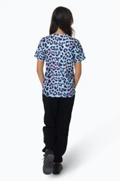 HYPE GIRLS MULTI ICE LEOPARD T-SHIRT 8 HYPE GIRLS MULTI ICE LEOPARD T-SHIRT -Hype RTLR 090 2