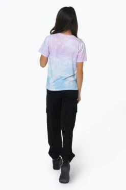 HYPE GIRLS MULTI PASTEL CLOUDS T-SHIRT -Hype RTLR 104 2