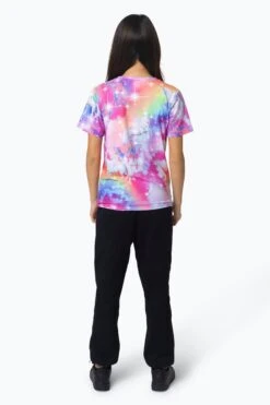 HYPE GIRLS MULTI RAINBOW UNICORN SPARKLE T-SHIRT -Hype RTLR 133 2