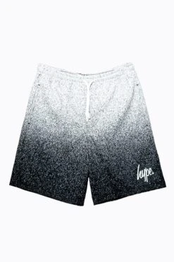 HYPE BOYS MULTI BLACK SPECKLE FADE SWIM SHORTS