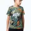 HYPE BOYS MULTI GEO CAMO T-SHIRT -Hype RTLR 140