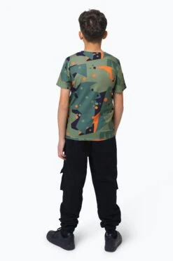 HYPE BOYS MULTI GEO CAMO T-SHIRT -Hype RTLR 140 2