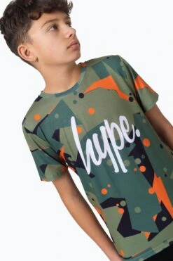HYPE BOYS MULTI GEO CAMO T-SHIRT -Hype RTLR 140 3
