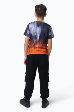 HYPE BOYS MULTI ORANGE DRIPS T-SHIRT 8 HYPE BOYS MULTI ORANGE DRIPS T-SHIRT -Hype RTLR 146 2