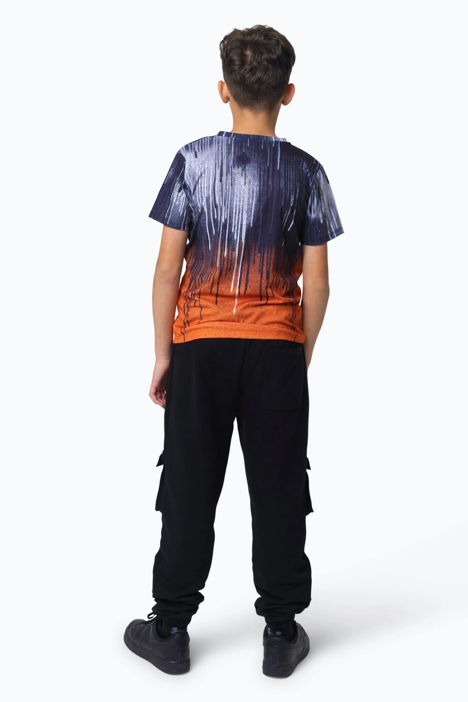 HYPE BOYS MULTI ORANGE DRIPS T-SHIRT 5 HYPE BOYS MULTI ORANGE DRIPS T-SHIRT - Image 3